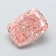 2.80 Ct. Fancy Intense  Pink Cushion Lab Grown Diamond