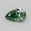 0.40 Ct. Fancy Vivid Green Pear Lab Grown Diamond