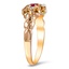 The Hart Ring, smalltop view on a hand