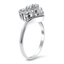 The Tracee Ring, smalltop view on a hand