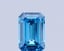 1.53 Ct. Fancy Vivid Blue Emerald Lab Grown Diamond