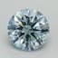 3.04 Ct. Fancy Intense Blue Round Lab Grown Diamond