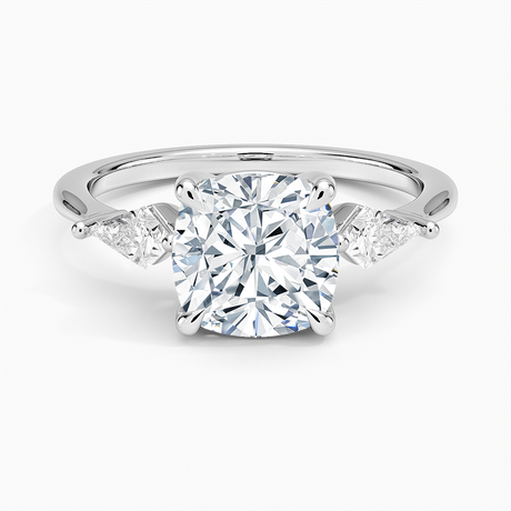 18K White Gold Luxe Cometa Three Stone Diamond Ring (1/3 ct. tw.)