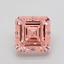 5.01 Ct. Fancy Intense  Pink Asscher Lab Grown Diamond