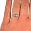 The Martillac Ring, smalltop view on a hand