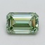 1.05 Ct. Fancy Intense Pacific Green Emerald Lab Grown Diamond