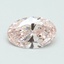 1.01 Ct. Fancy Intense Pink Oval Lab Grown Diamond