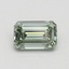 0.76 Ct. Fancy Intense Green Emerald Lab Grown Diamond