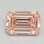 3.04 Ct. Fancy Intense Pink Emerald Lab Grown Diamond