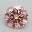 2.18 Ct. Fancy Intense Pink Round Lab Grown Diamond