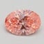 2.01 Ct. Fancy Vivid Pink Oval Lab Grown Diamond