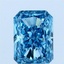 2.01 Ct. Fancy Vivid Blue Radiant Lab Grown Diamond