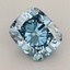 1.71 Ct. Fancy Vivid Blue Cushion Lab Grown Diamond
