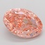 10.67 Ct. Fancy Vivid Pink Oval Lab Grown Diamond