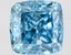 2.08 Ct. Fancy Vivid Blue Cushion Lab Grown Diamond