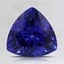 10.9x10.8mm Blue Trillion Tanzanite