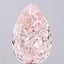 41.06 Ct. Fancy Intense  Pink Pear Lab Grown Diamond