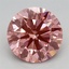 2.60 Ct. Fancy Vivid Pink Round Lab Grown Diamond