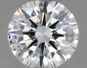Round diamond — real photo