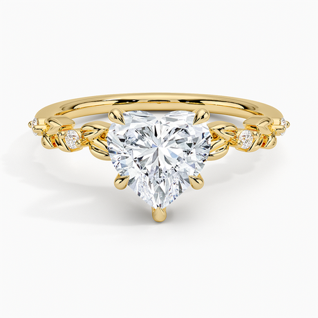 Leaves and Buds Diamond Ring