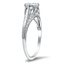 The Kathey Ring, smalltop view on a hand
