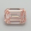 2.01 Ct. Fancy Vivid Pink Emerald Lab Grown Diamond