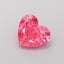 1.50 Ct. Fancy Vivid Pink Heart Lab Grown Diamond