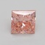 1.50 Ct. Fancy Intense Pink Princess Lab Grown Diamond