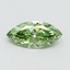 1.02 Ct. Fancy Vivid Green Marquise Lab Grown Diamond