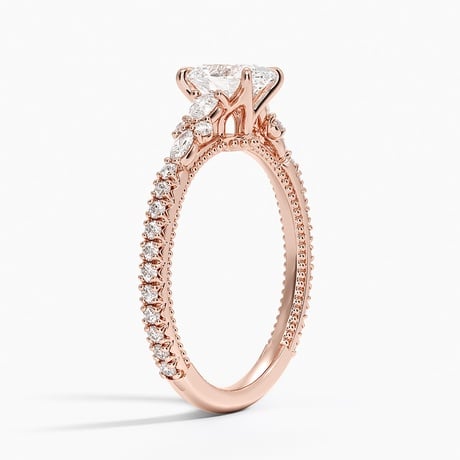 Floral Cluster Diamond Ring