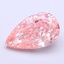 2.55 Ct. Fancy Intense Pink Pear Lab Grown Diamond