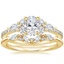 18K Yellow Gold Luxe Nadia Diamond Ring (1/2 ct. tw.) with Yvette Diamond Ring