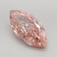3.02 Ct. Fancy Vivid Pink Marquise Lab Grown Diamond