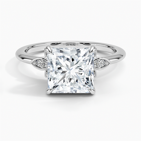 18K White Gold Fiore Diamond Ring