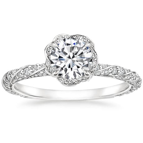 18K White Gold Nova Diamond Bridal Set (3/4 ct. tw.)