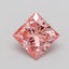 1.09 Ct. Fancy Intense  Pink Princess Lab Grown Diamond