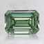 1.54 Ct. Fancy Vivid Pacific Green Emerald Lab Grown Diamond