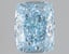 2.10 Ct. Fancy Intense Blue Cushion Lab Grown Diamond