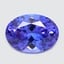 9.8x7.1mm  Bi-Color  Oval   Tanzanite