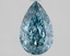 1.79 Ct. Fancy Vivid Blue Pear Lab Grown Diamond