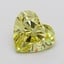 4.01 Ct. Fancy Intense Yellow Heart Lab Grown Diamond