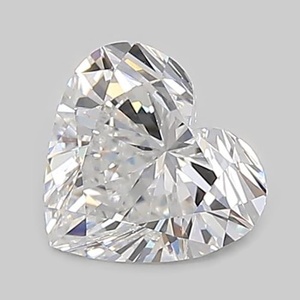 Heart diamond — real photo