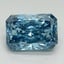3.11 Ct. Fancy Vivid Blue Radiant Lab Grown Diamond