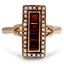 Victorian Garnet Vintage Ring