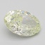 0.91 Ct. Fancy Light Yellowish Green Oval Lab Grown Diamond