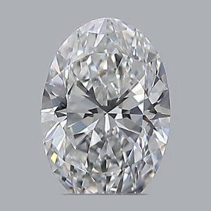 Oval diamond — real photo
