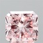 2.64 Ct. Fancy Vivid  Pink Radiant Lab Grown Diamond