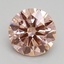 2.50 Ct. Fancy Intense Pink Round Lab Grown Diamond