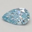 1.00 Ct. Fancy Intense Blue Pear Lab Grown Diamond