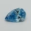 1.08 Ct. Fancy Vivid Blue Pear Lab Grown Diamond